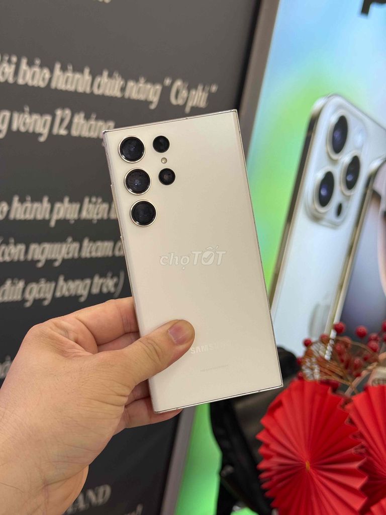 Samsung S23 Ultra 256GB Trắng. Mua bán Điện thoại tại Quận 3 Tp Hồ Chí Minh được đăng bởi 2 Hand STORE  hình 1