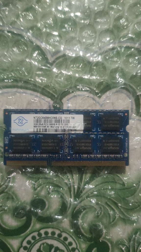 RAM Laptop DDR3 2GB 1333MHz Đã sử dụng. Mua bán Linh kiện (RAM, Card...) tại Quận Bình Tân Tp Hồ Chí Minh được đăng bởi Huỳnh Đức hình 1