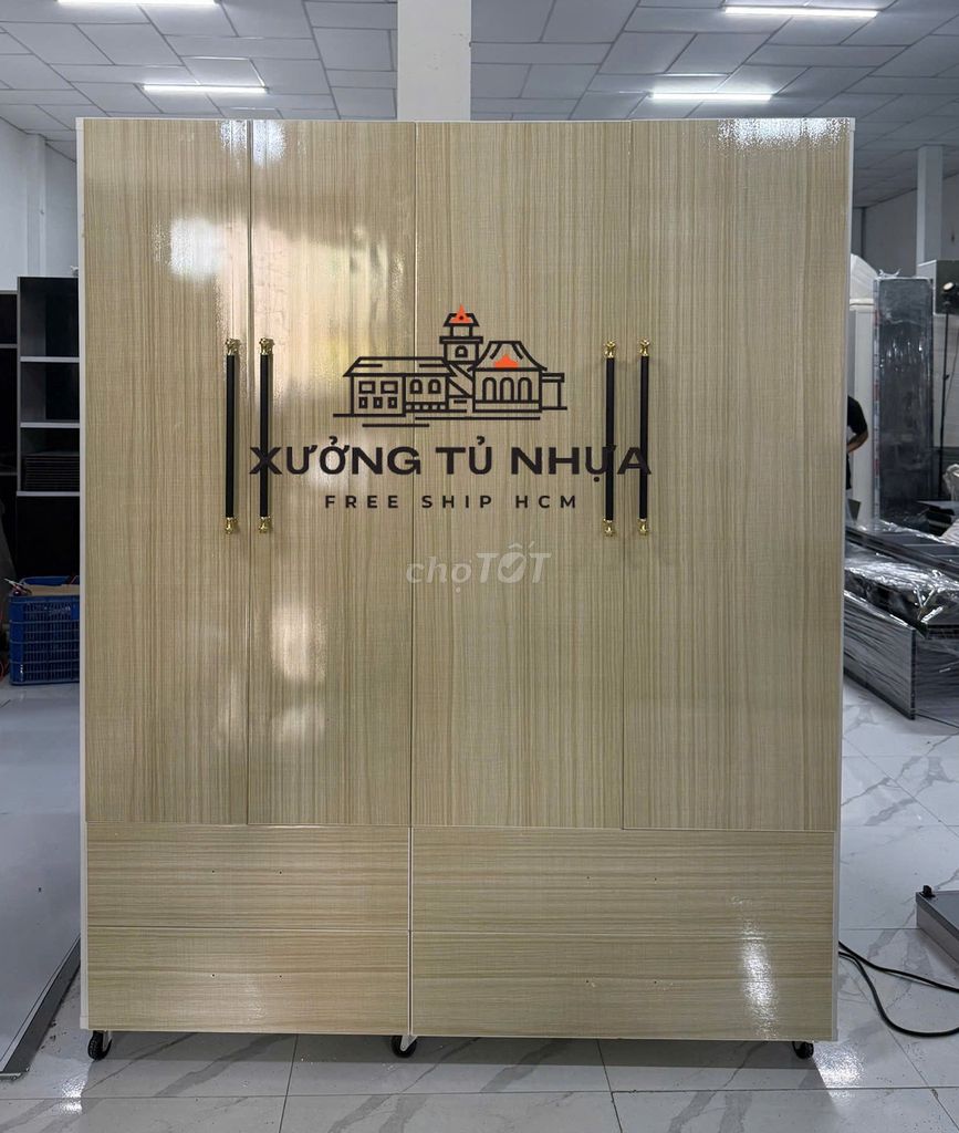 Tủ quần áo Nhựa Đài Loan Vàng nhạt 1m8x1m45. Mua bán Tủ, kệ gia đình tại Quận 1 Tp Hồ Chí Minh được đăng bởi toàn phạm hình 1