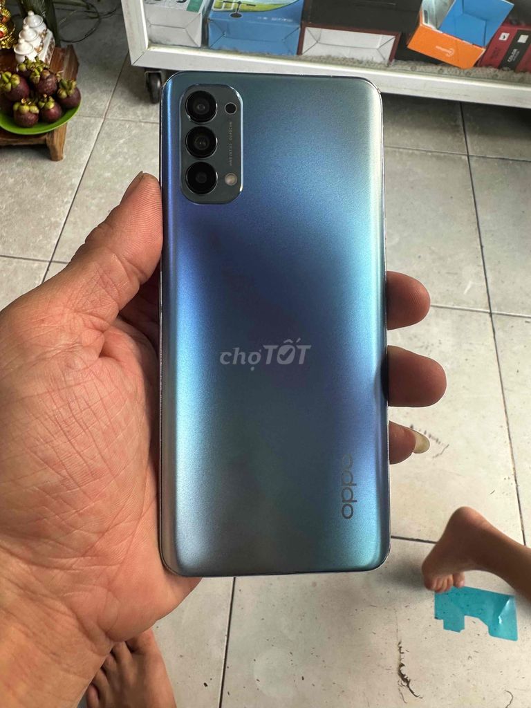 Oppo Reno4 128GB Xanh. Mua bán Điện thoại tại Quận Bình Tân Tp Hồ Chí Minh được đăng bởi dũng phụ kiện hình 1