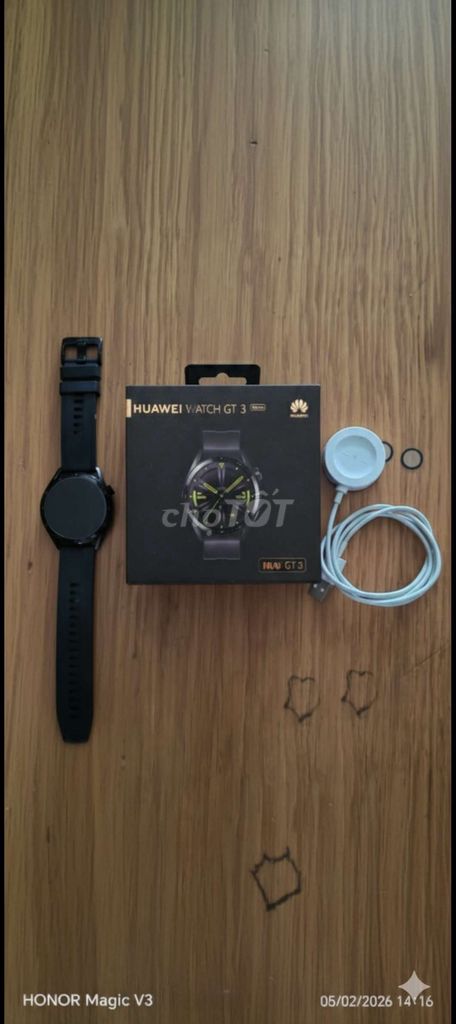Huawei Watch GT 3 46mm Đen. Mua bán Thiết bị đeo thông minh tại Thành phố Mỹ Tho Tiền Giang được đăng bởi Quốc hình 1