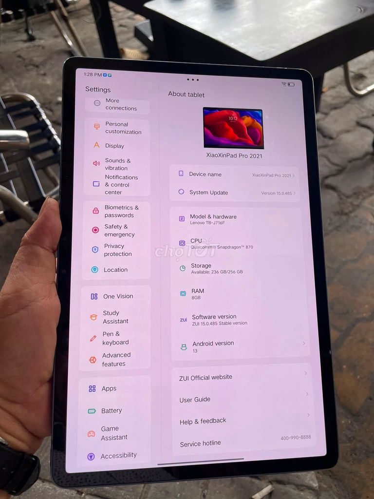 Lenovo XiaoXinPad Pro 2021 8GB/256GB Xám. Mua bán Máy tính bảng tại Quận Bình Tân Tp Hồ Chí Minh được đăng bởi Hội Đồ Điện Tử hình 1