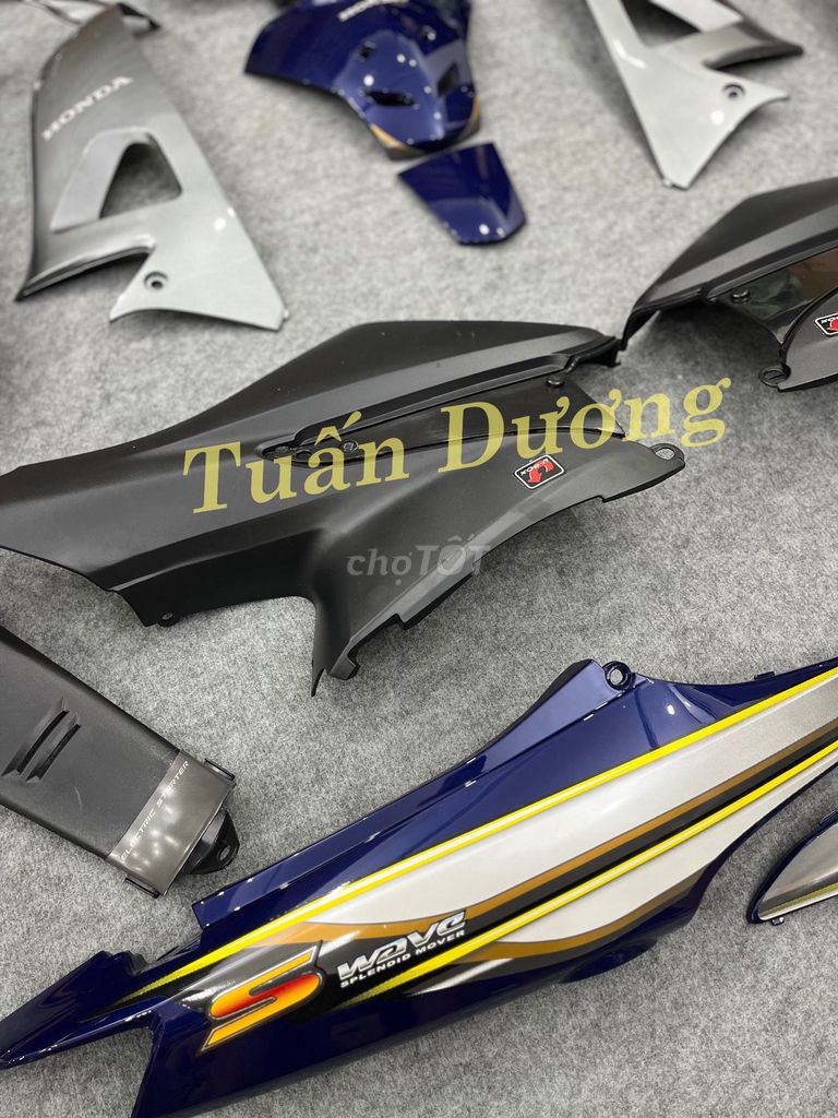 Dàn Áo Xe Wave S100 Màu Tím Wave Lớn Đẹp Keng. Mua bán Phụ tùng xe tại Quận Hà Đông Hà Nội được đăng bởi Phụ Tùng Xe Tuấn Dương hình 3