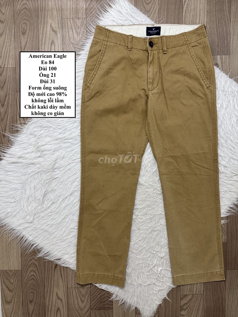 Quần kaki nam American Eagle Kaki Mới 98%. Mua bán Quần áo tại Huyện Châu Thành Tiền Giang được đăng bởi BI ĐỒ SI HIỆU CHÍNH HÃNG hình 1