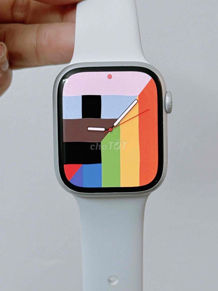 Apple Watch S9 45mm Nhôm Trắng Full Pk Zin Pin 9x. Mua bán Thiết bị đeo thông minh tại Quận 3 Tp Hồ Chí Minh được đăng bởi Kim Thanh  hình 1