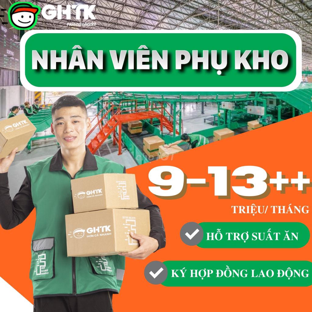 Tuyển Dụng Nhân Viên Xử Lý Hàng Hóa Kho