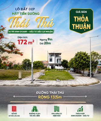 Lô góc đẹp đối diện công viên cây xanh có giá chỉ từ 14 triệu/m2