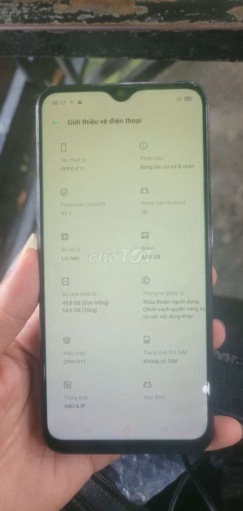 OPPO F11 64GB Đen. Mua bán Điện thoại tại Thành phố Thuận An Bình Dương được đăng bởi Nguyễn Minh Tâm hình 1