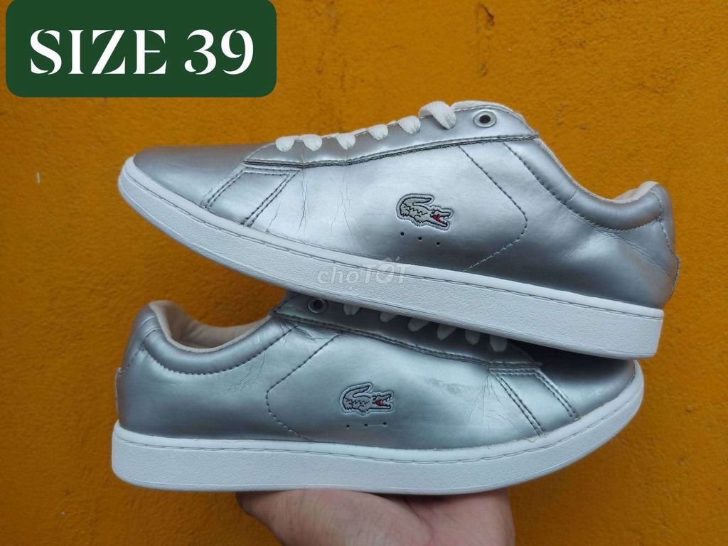 LACOSTE Carnaby 2hand xám khói.Bao Real..Size 39. Mua bán Giày dép tại Quận 10 Tp Hồ Chí Minh được đăng bởi Phan Tuấn hình 1