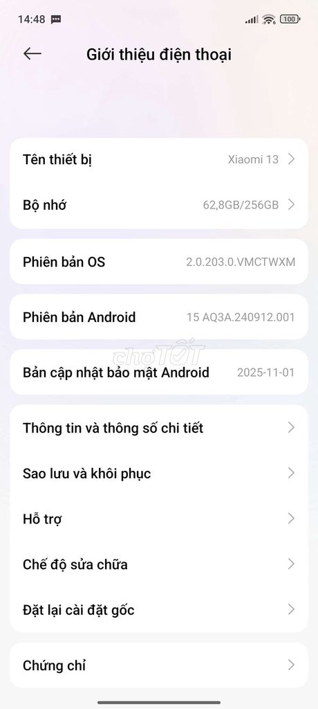 Xiaomi 13 256GB. Mua bán Điện thoại tại Thành phố Thanh Hóa Thanh Hóa được đăng bởi Hai hình 1