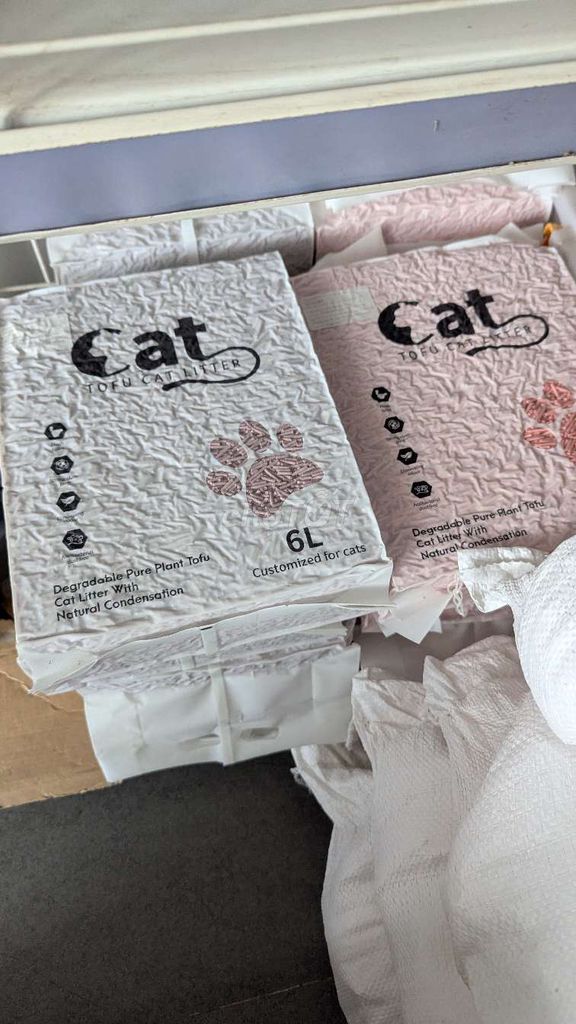 Cát vệ sinh Mèo Đậu nành hữu cơ 6L Lavender. Mua bán Phụ kiện, Thức ăn, Dịch vụ tại Thành phố Thủ Đức Tp Hồ Chí Minh được đăng bởi Tú Sunny hình 1