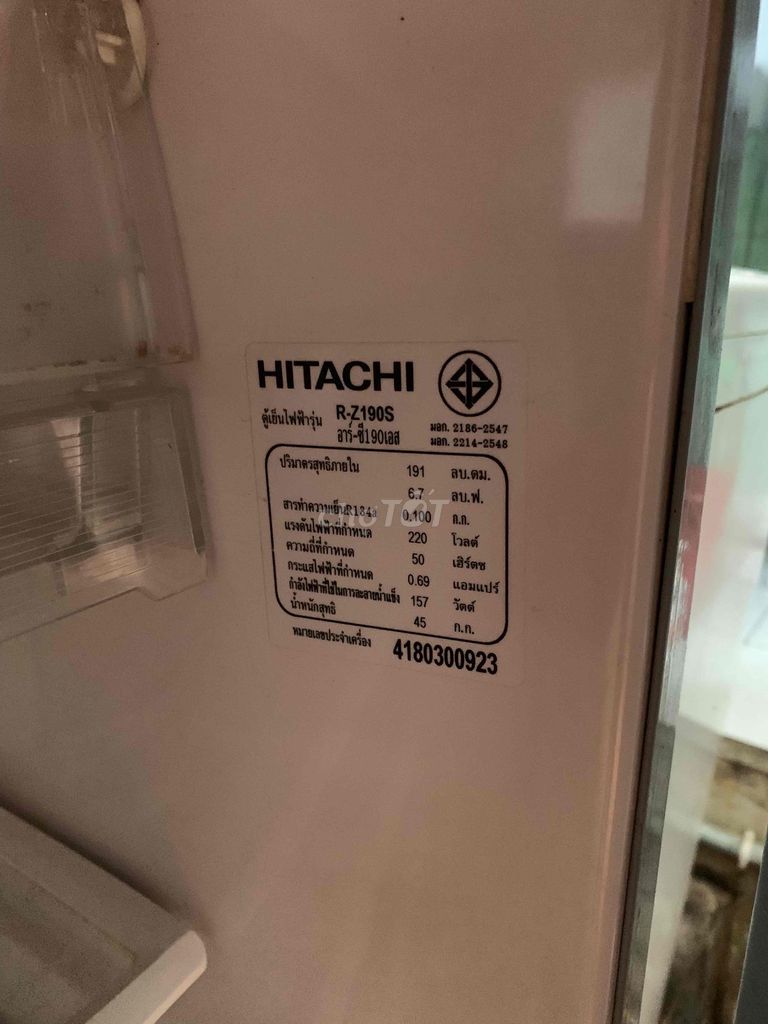 tủ lạnh HiTaChi 190 lit