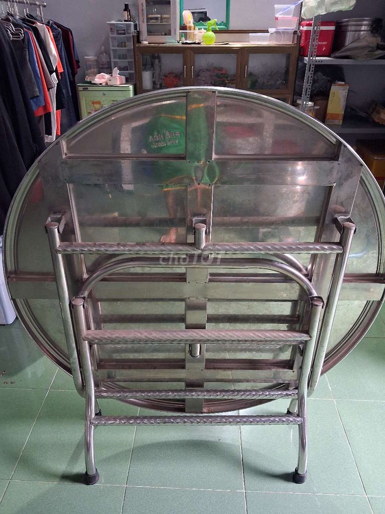 Bàn ăn Inox Bạc Tròn đã sử dụng. Mua bán Bàn ghế tại Thành phố Biên Hòa Đồng Nai được đăng bởi Huy hình 1