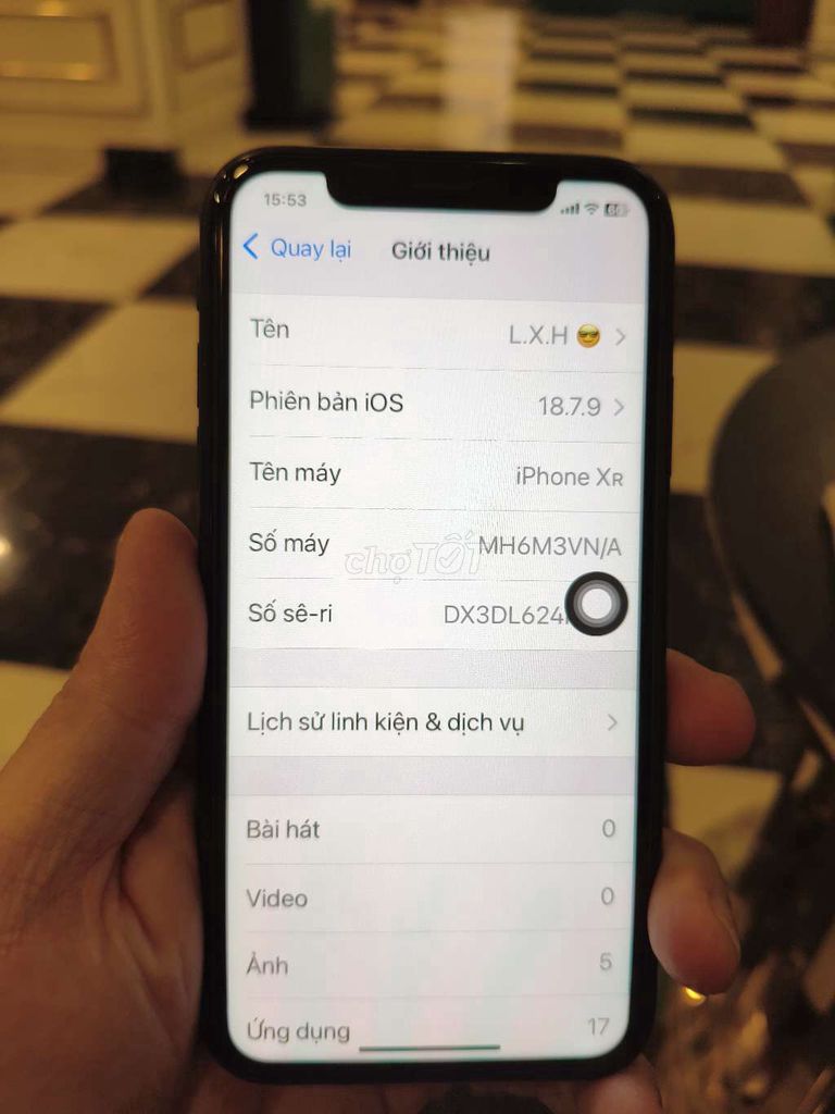 Apple iPhone XR 64GB Đen VN/A. Mua bán Điện thoại tại Quận 6 Tp Hồ Chí Minh được đăng bởi Bối Bối hình 1