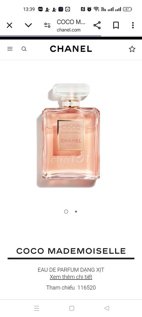 Nước hoa xách tay chính hãng Chanel pass rẻ 100ml