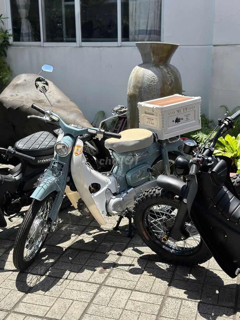 Honda Cub сине-серый