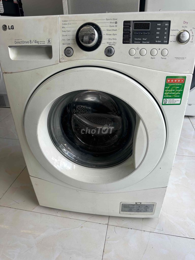 Máy giặt LG 8kg Inverter cửa ngang Trắng. Mua bán Máy giặt tại Huyện Hóc Môn Tp Hồ Chí Minh được đăng bởi ĐỖTIẾN hình 1