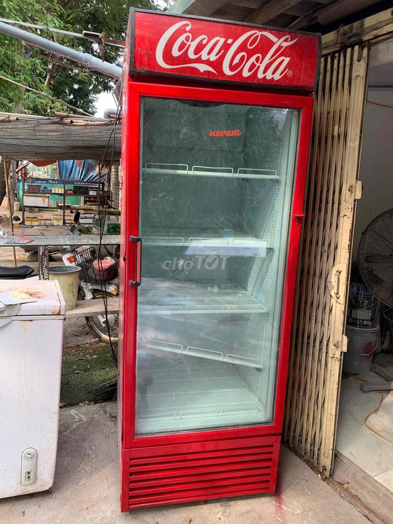 THANH LÍ TỦ MÁT COCA 700l giàn đồng quạt gió