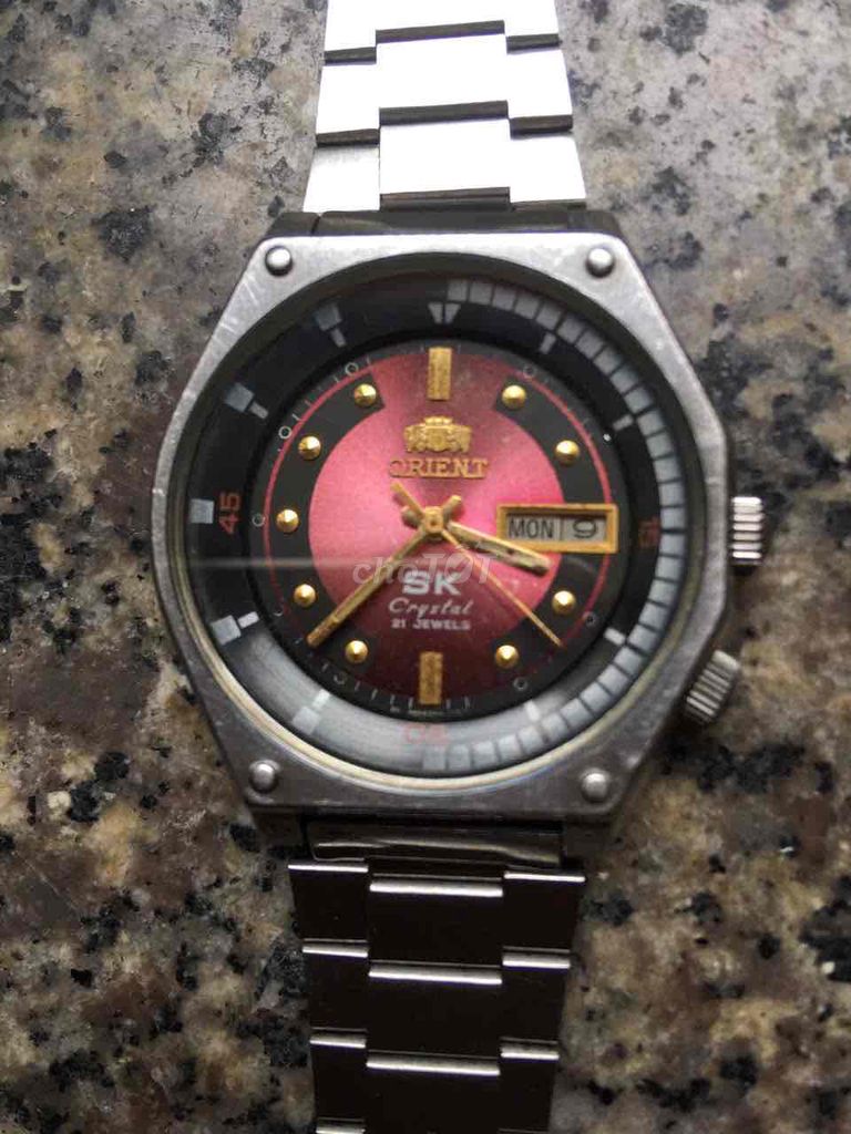 Đồng hồ Orient SK Crystal Mặt cánh sen zin. Mua bán Đồng hồ tại Thành phố Việt Trì Phú Thọ được đăng bởi Hoàng Hưng hình 1