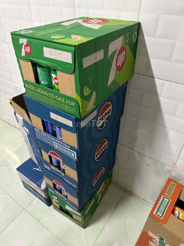 Thùng Nước ngọt 7Up Pepsi. Mua bán Đồ ăn, thực phẩm và các loại khác tại Quận 12 Tp Hồ Chí Minh được đăng bởi Phạm Bảo hình 1