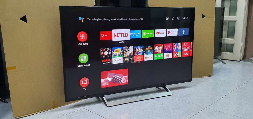 Tv. Giọng Nói. Sony 49X7500F.. Android Tv. Mới 99%