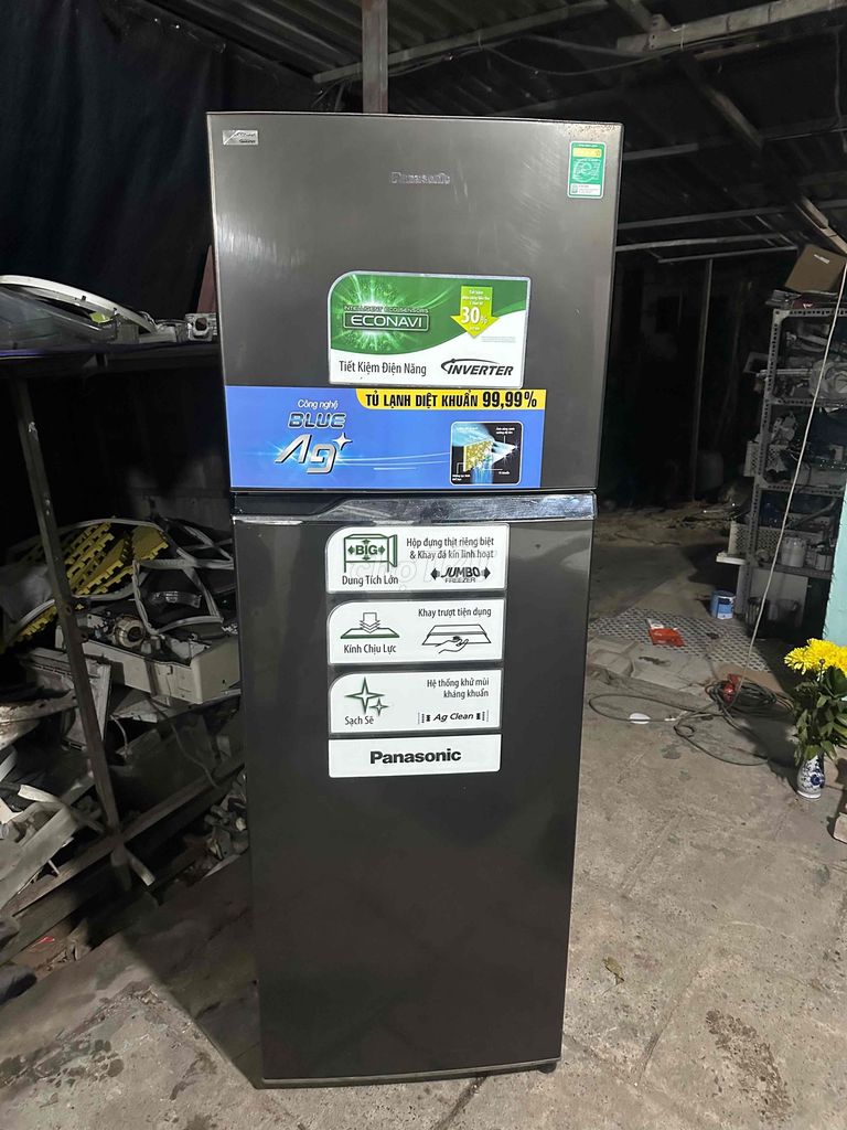 Tủ lạnh Panasonic 302L Inverter Xám. Mua bán Tủ lạnh tại Huyện Bình Chánh Tp Hồ Chí Minh được đăng bởi Nguyễn Chí bảo hình 1