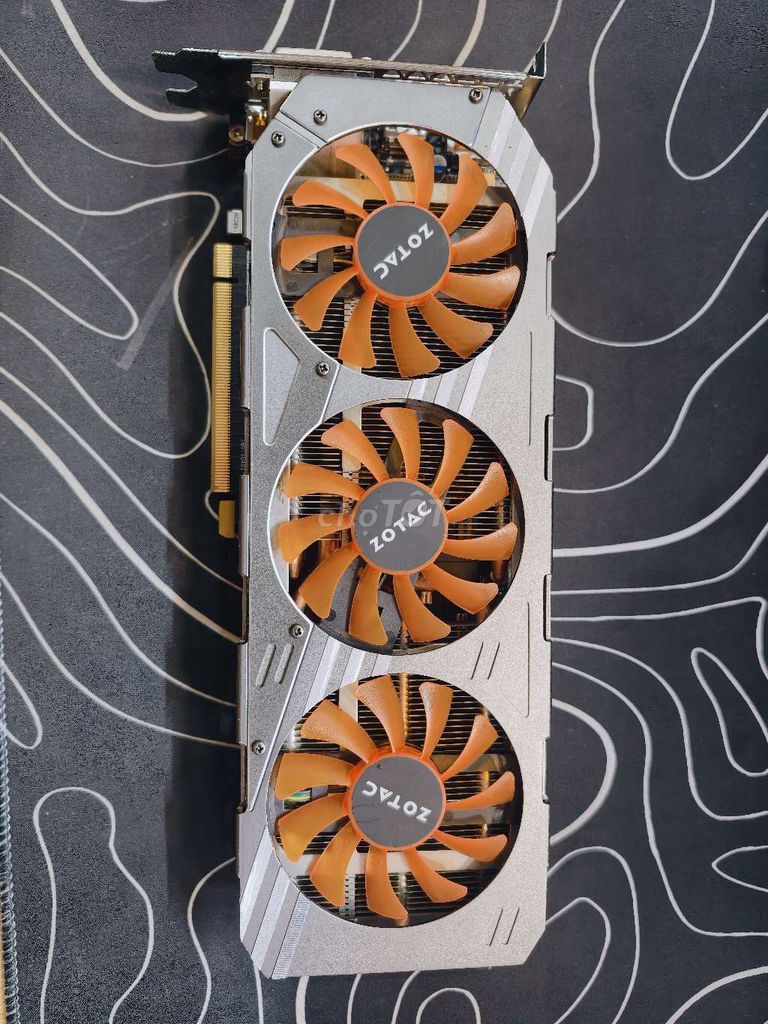 Zotac GTX980 4GB 3 quạt Card đồ họa. Mua bán Linh kiện (RAM, Card...) tại Thành phố Nam Định Nam Định được đăng bởi MÁY TÍNH PHÚ LINH hình 1