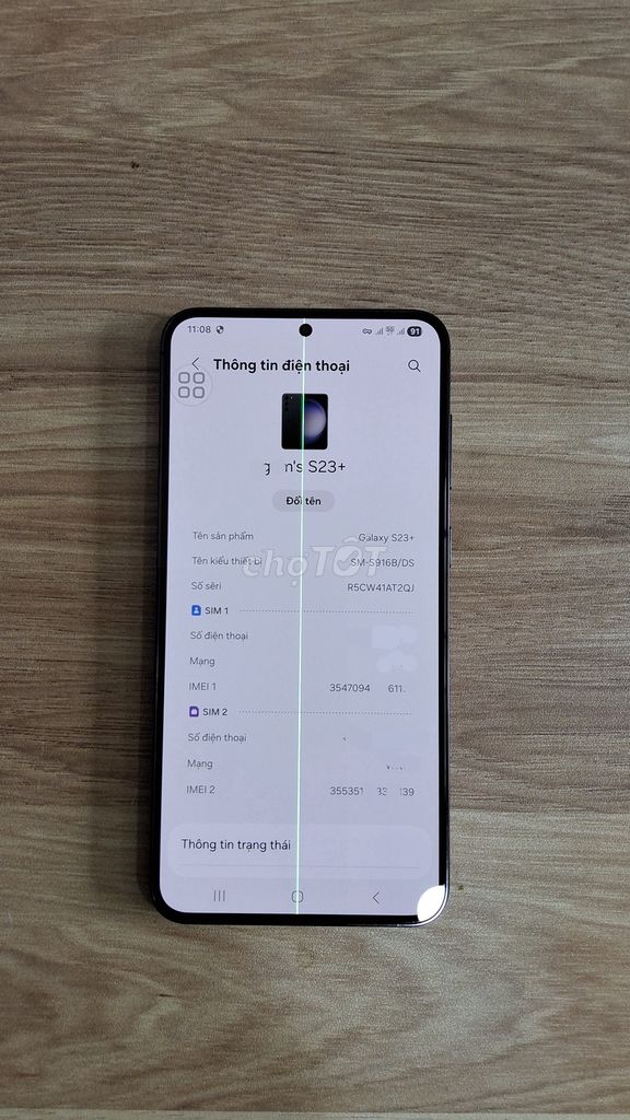 Samsung S23+ Màn hình sọc. Mua bán Điện thoại tại Quận 8 Tp Hồ Chí Minh được đăng bởi gam nguyen hình 1