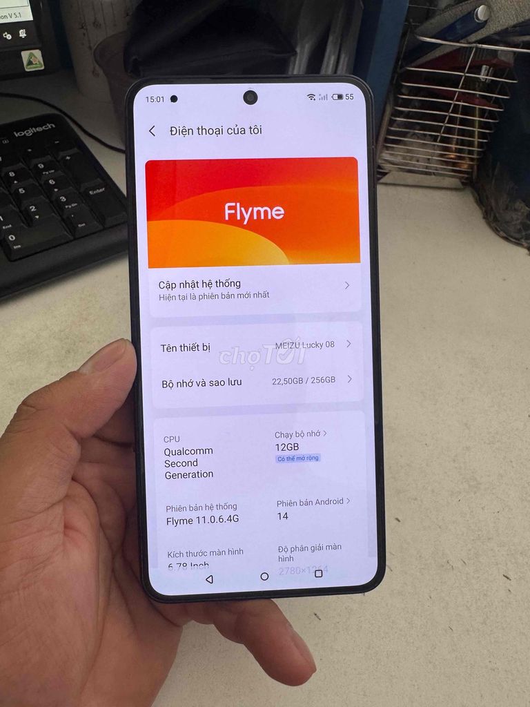 MEIZU Lucky 08 256GB Đen. Mua bán Điện thoại tại Quận Gò Vấp Tp Hồ Chí Minh được đăng bởi Cầm Đồ Cường Phát hình 1