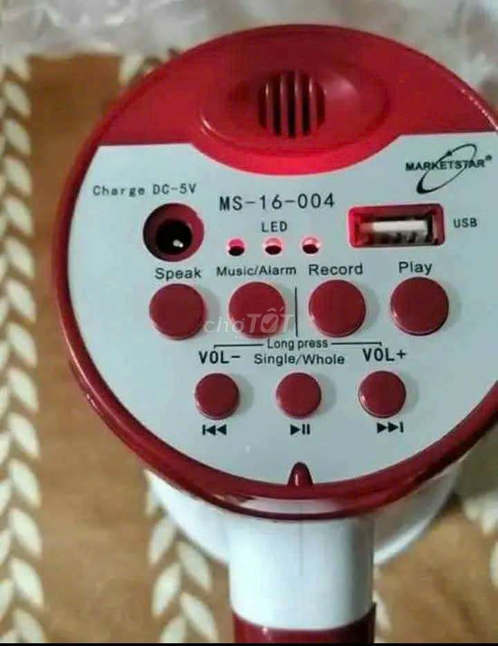 Loa cầm tay Marketstar MS-16-004. Mua bán Tivi, Âm thanh tại Quận Bình Tân Tp Hồ Chí Minh được đăng bởi nguyễn hằng hình 1