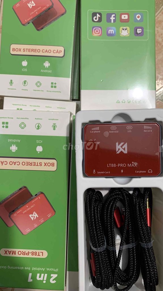 bót lai LT88-PRO MAX Đỏ Live Streaming. Mua bán Phụ kiện (Màn hình, Chuột...) tại Huyện Thanh Oai Hà Nội được đăng bởi Ngọc Kiên hình 1