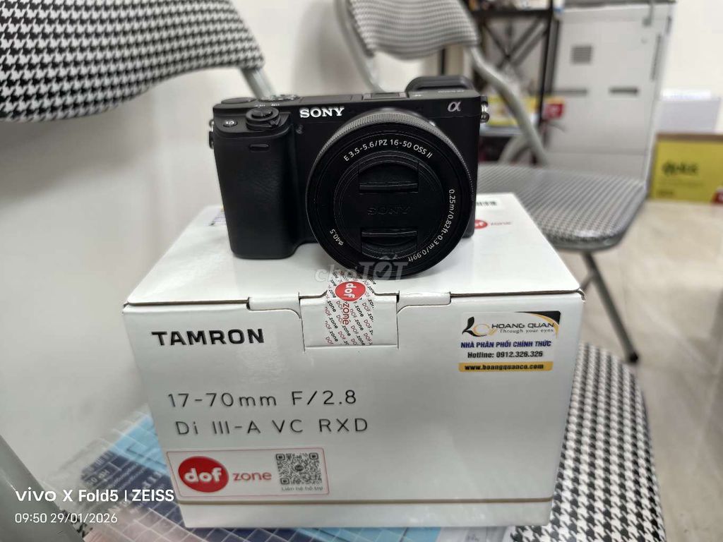 Sony a6400 kit + tamron 17-70. Mua bán Máy ảnh, Máy quay tại Huyện Thuỷ Nguyên Hải Phòng được đăng bởi Chi hình 1