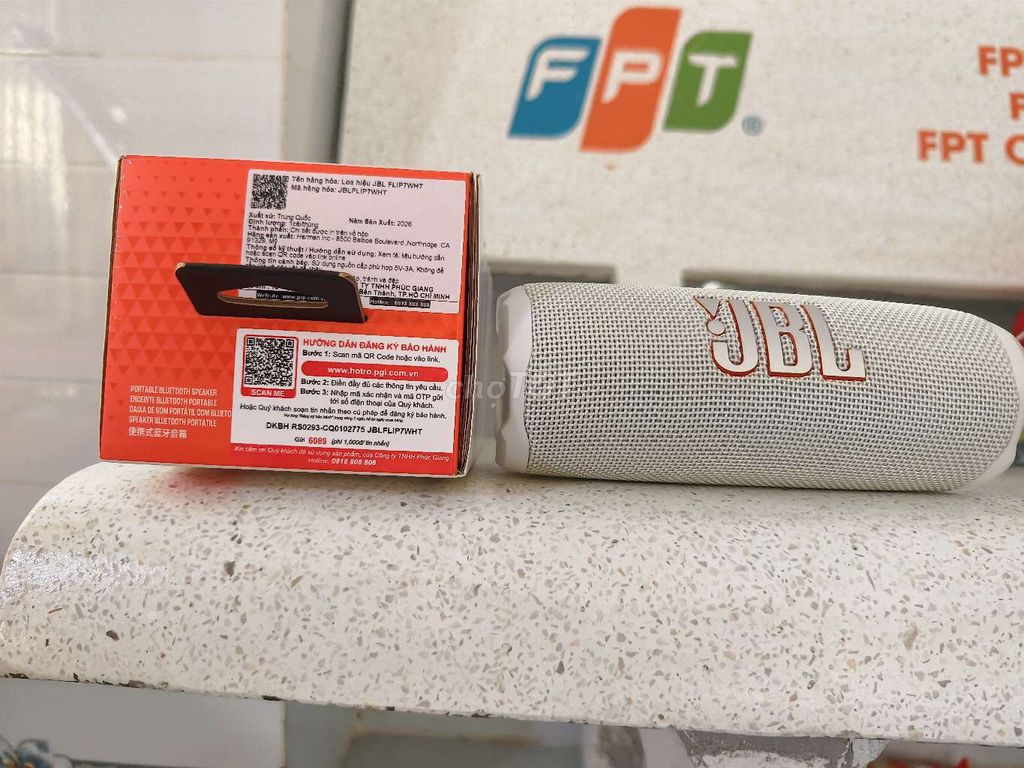 Loa Bluetooth JBL FLIP 7 Trắng. Mua bán Tivi, Âm thanh tại Huyện Phú Giáo Bình Dương được đăng bởi Trần văn tuấn hình 1
