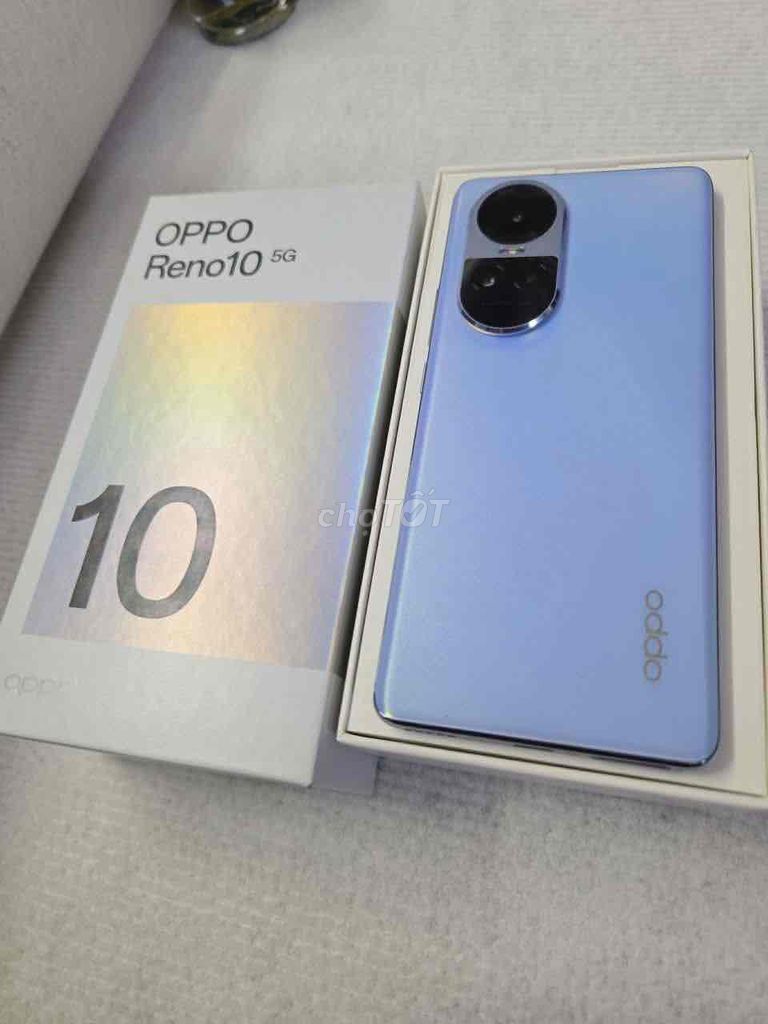 Oppo Reno 10 5G 8GB/256GB Xanh VN/A Fulbox zin áp. Mua bán Điện thoại tại Quận 3 Tp Hồ Chí Minh được đăng bởi Kim Thanh  hình 1