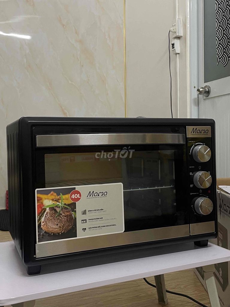 Lò nướng Mama 40L Đen. Mua bán Bếp, lò, đồ điện nhà bếp tại Quận Tân Bình Tp Hồ Chí Minh được đăng bởi Nguyễn Trường Sơn hình 1
