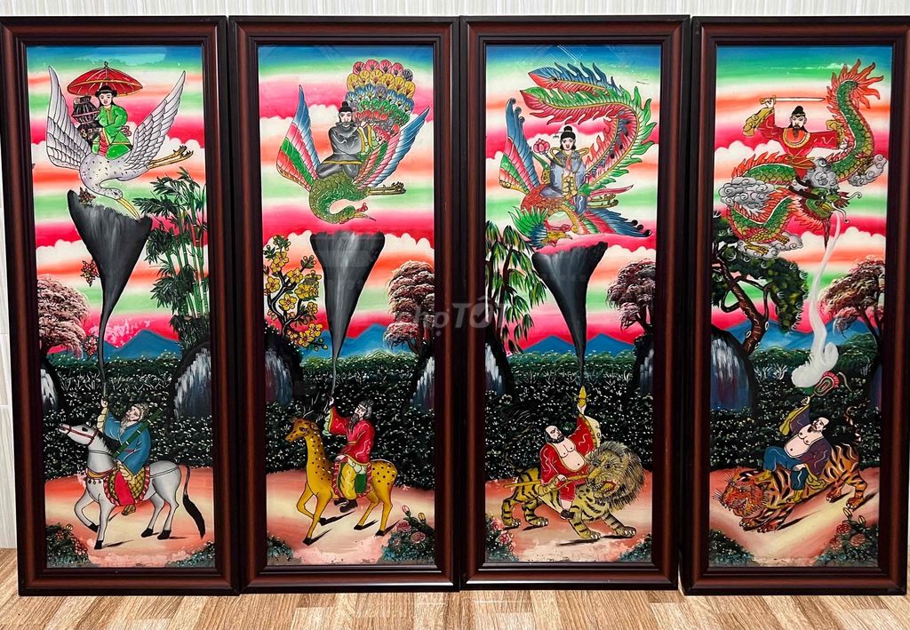 Tranh treo tường Kiếng Bát Tiên. Mua bán Đồ sưu tầm, đồ cổ tại Huyện Chợ Mới An Giang được đăng bởi Phạm Phúc Long hình 1
