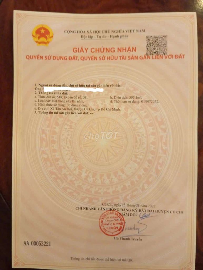 Bán đất gia đình