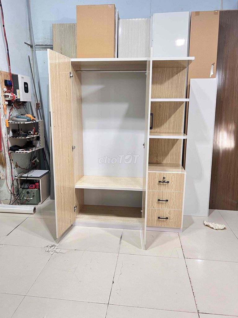 Tủ quần áo Nhựa Đài Loan 2 cánh Vân gỗ, t. Mua bán Tủ, kệ gia đình tại Thành phố Thủ Đức Tp Hồ Chí Minh được đăng bởi Ngọc Lan hình 1