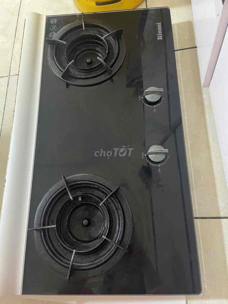 Bếp ga Rinnai Đen Kính cường lực + bình ga vàng. Mua bán Bếp, lò, đồ điện nhà bếp tại Quận Tân Phú Tp Hồ Chí Minh được đăng bởi Đoàn Quốc Vệ hình 1