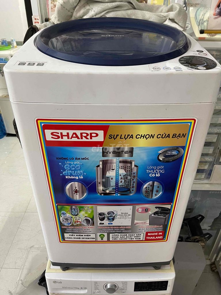 Máy giặt Sharp 8kg. Mua bán Máy giặt tại Thành phố Nha Trang Khánh Hòa được đăng bởi Hảo Minh hình 1