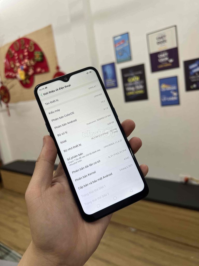 Oppo A7 4/64 full chức năng dùng nghe gọi - 123442698