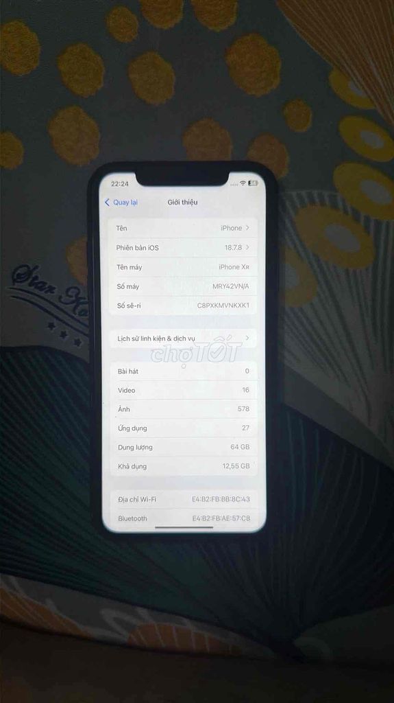 Apple iPhone XR Đen VN/A Mất Face. Mua bán Điện thoại tại Quận Hải Châu Đà Nẵng được đăng bởi Thẻ quốc tế Otp hình 1