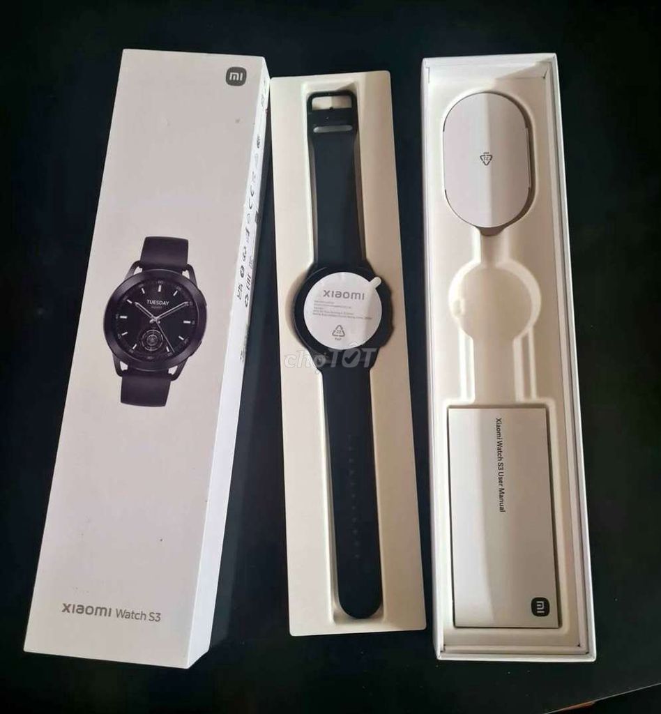 Xiaomi Watch S3 Đen Hàng TGDĐ như mới.. Mua bán Thiết bị đeo thông minh tại Thành phố Buôn Ma Thuột Đắk Lắk được đăng bởi Nguyễn Nhật Tân hình 1