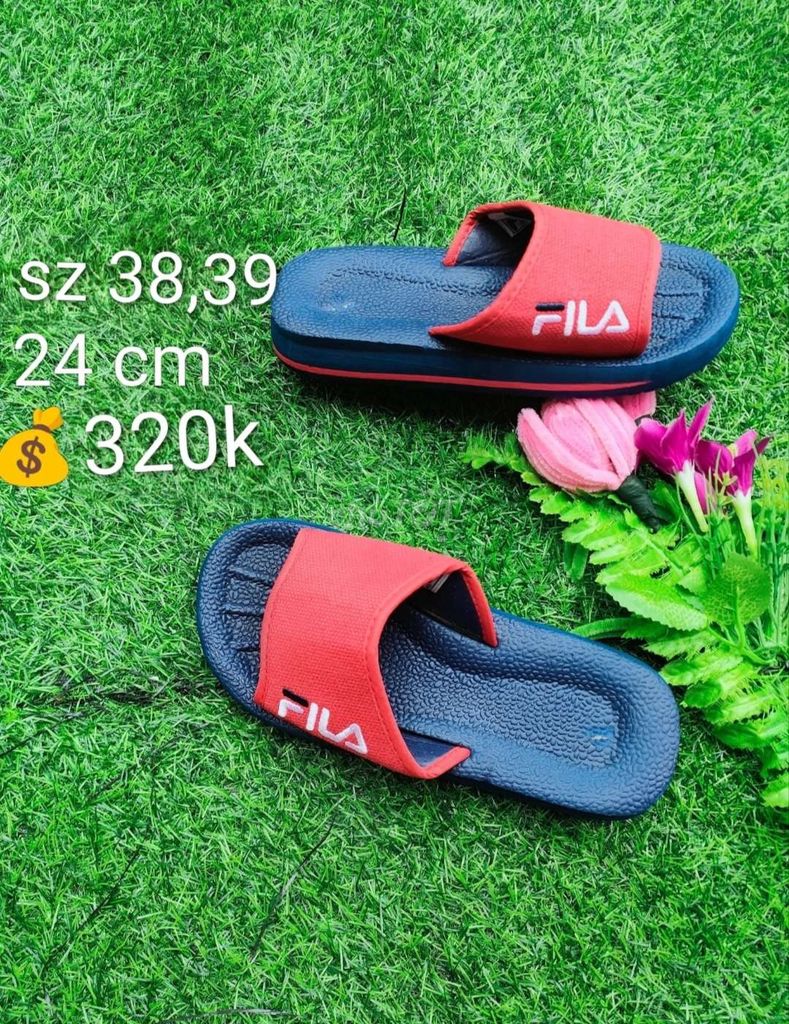 Dép lê Fila Unisex Đỏ, xanh dương size 38, 39. Mua bán Giày dép tại Thị xã Sơn Tây Hà Nội được đăng bởi Duong hình 1