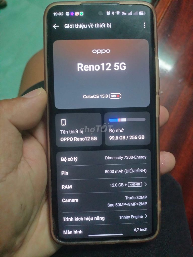 Oppo Reno12 5G 12GB/256GB Bạc. Mua bán Điện thoại tại Huyện Cần Giuộc Long An được đăng bởi Tuấn trần hình 1