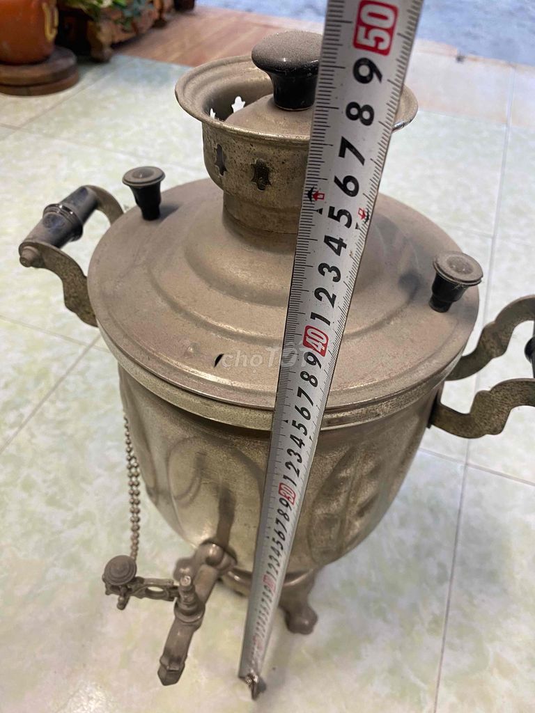 Ấm Samovar Đồng mạ crom Liên Xô. Mua bán Đồ sưu tầm, đồ cổ tại Thành phố Thanh Hóa Thanh Hóa được đăng bởi Thanh Nguyễn hình 1