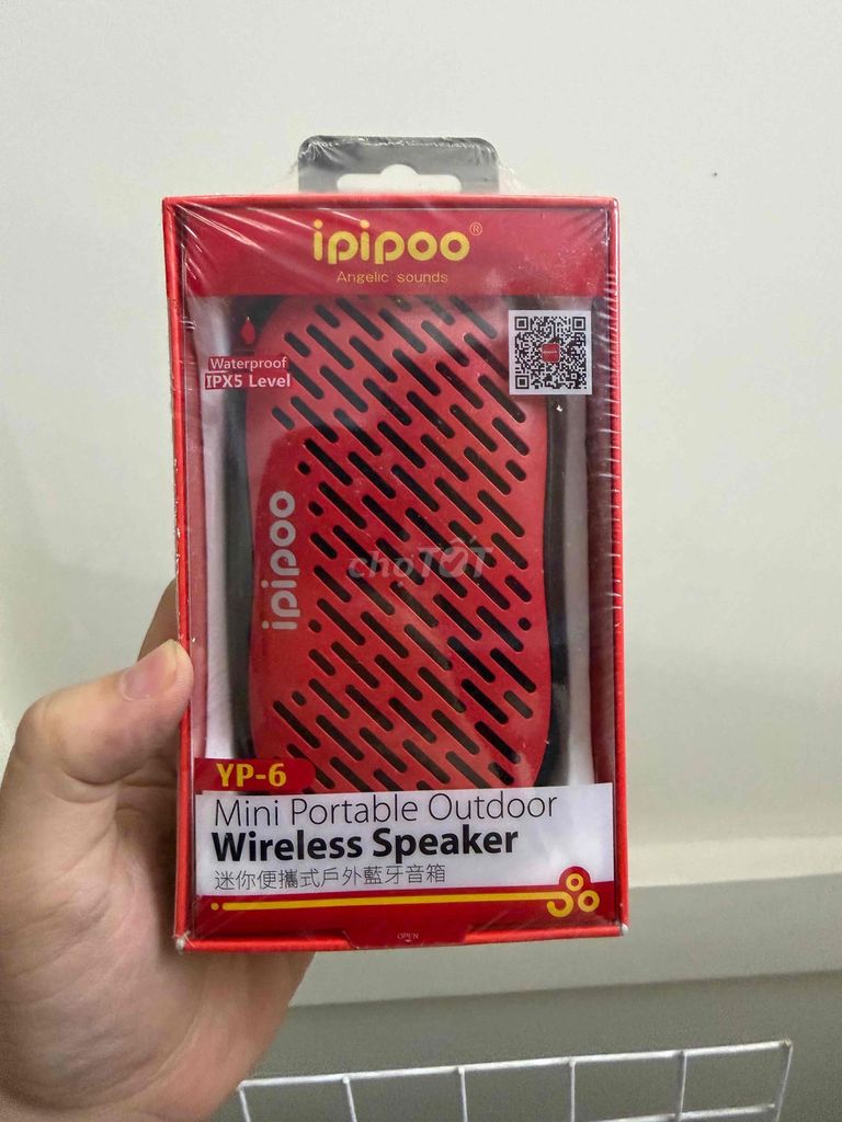 Loa không dây ipipoo YP-6 Đỏ. Mua bán Tivi, Âm thanh tại Quận Hoàng Mai Hà Nội được đăng bởi Mua Sắm Thông Minh hình 1