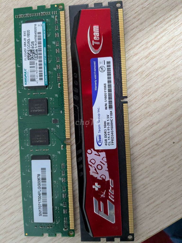 RAM Kingmax DDR3-1600 8GB. Mua bán Linh kiện (RAM, Card...) tại Quận Thanh Khê Đà Nẵng được đăng bởi Anh Tám hình 1