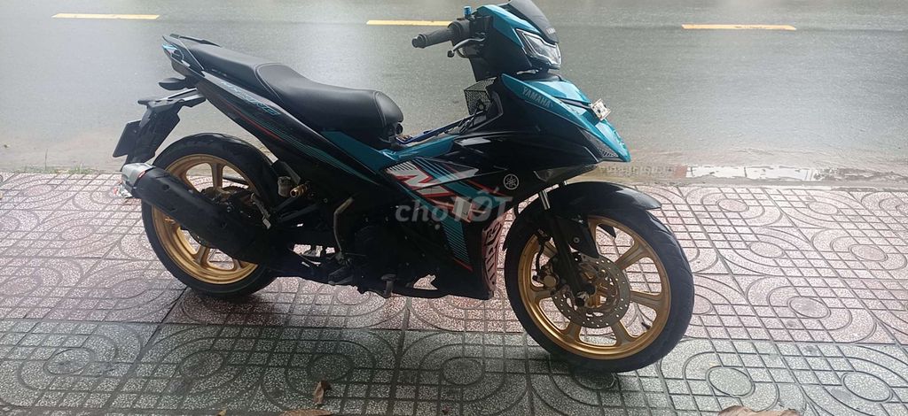 Xe côn tay Yamaha Exciter 150 xanh đen xe nhập. Mua bán Xe máy tại Huyện Châu Thành Trà Vinh được đăng bởi Thanh Nguyễn hình 1