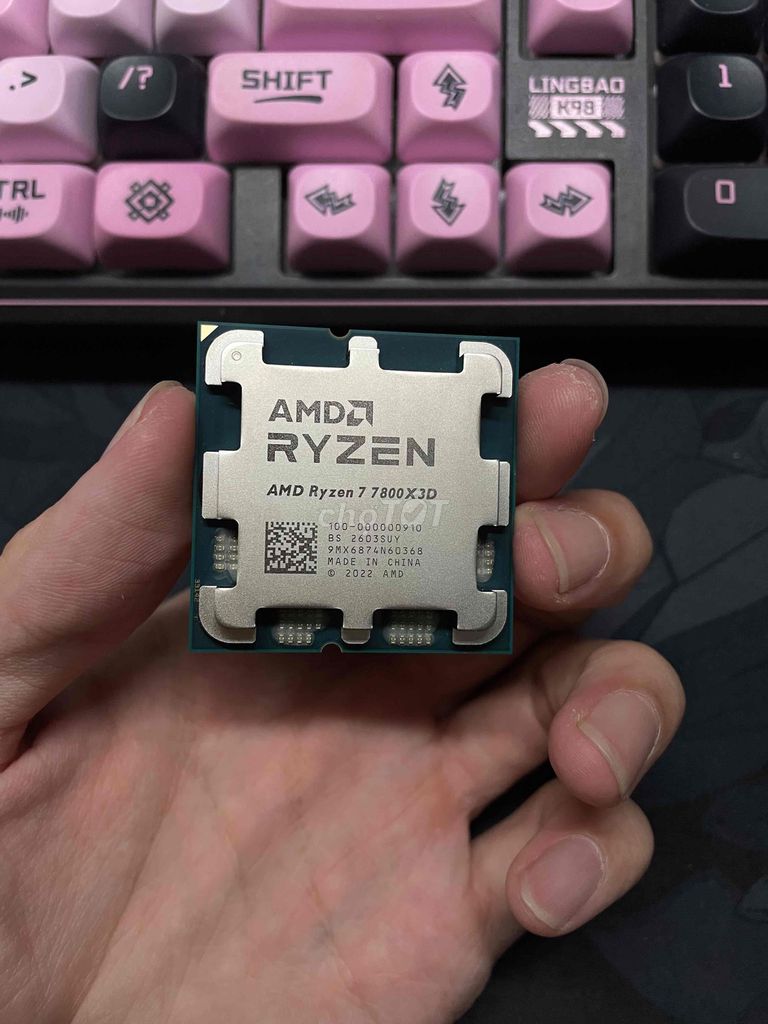 CPU AMD Ryzen 7 7800X3D new bảo hành 36th. Mua bán Linh kiện (RAM, Card...) tại Quận Cẩm Lệ Đà Nẵng được đăng bởi Nhím hình 1